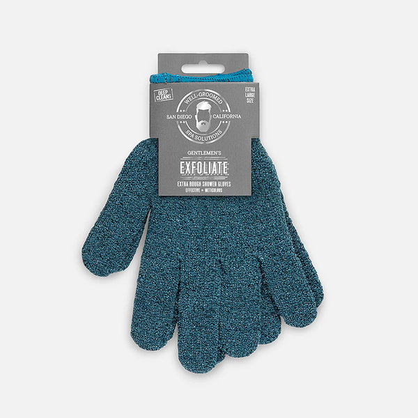 Bath Accessories Company: Men's Well Groomed XL Exfoliating Spa Gloves