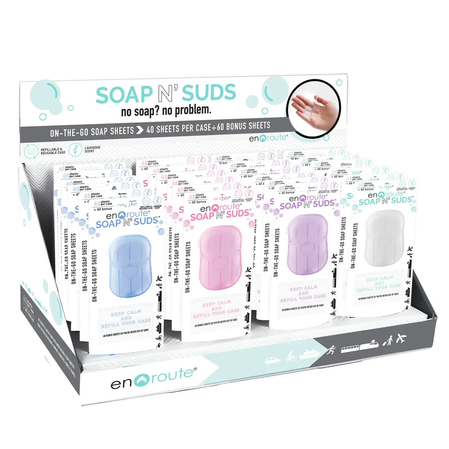 DM Merchandising: En Route Soap n Suds On-The-Go Soap Sheets