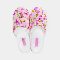 Bath Accessories Company: Floral Slippers